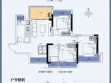 君汇熙庭_3室2厅1卫 建面77平米