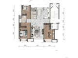 华润置地大连湾国际社区_3室2厅2卫 建面116平米