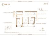 碧桂园天悦_3室2厅1卫 建面104平米