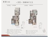 金地鸣庐府_4室2厅3卫 建面300平米