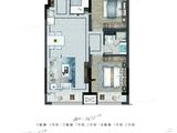小窑湾万达广场_2室2厅1卫 建面82平米