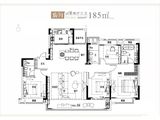 碧桂园新月时光_4室2厅3卫 建面185平米
