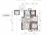 保利时代_2室2厅1卫 建面83平米