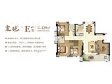 皇鼎青芝府_4室2厅2卫 建面129平米
