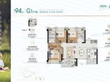 美林湖_3室2厅2卫 建面94平米
