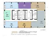 绿地国际金融中心_4-22层户型图 建面158平米