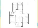 招商南昌市政公园1872_3室2厅1卫 建面89平米