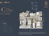 电建都汇府_3室2厅2卫 建面120平米