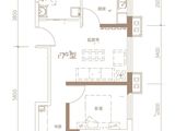 恒茂国际都会二期_2室1厅1卫 建面67平米