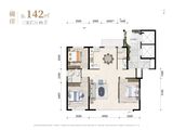 兴桐云禧峯璟_3室2厅2卫 建面142平米